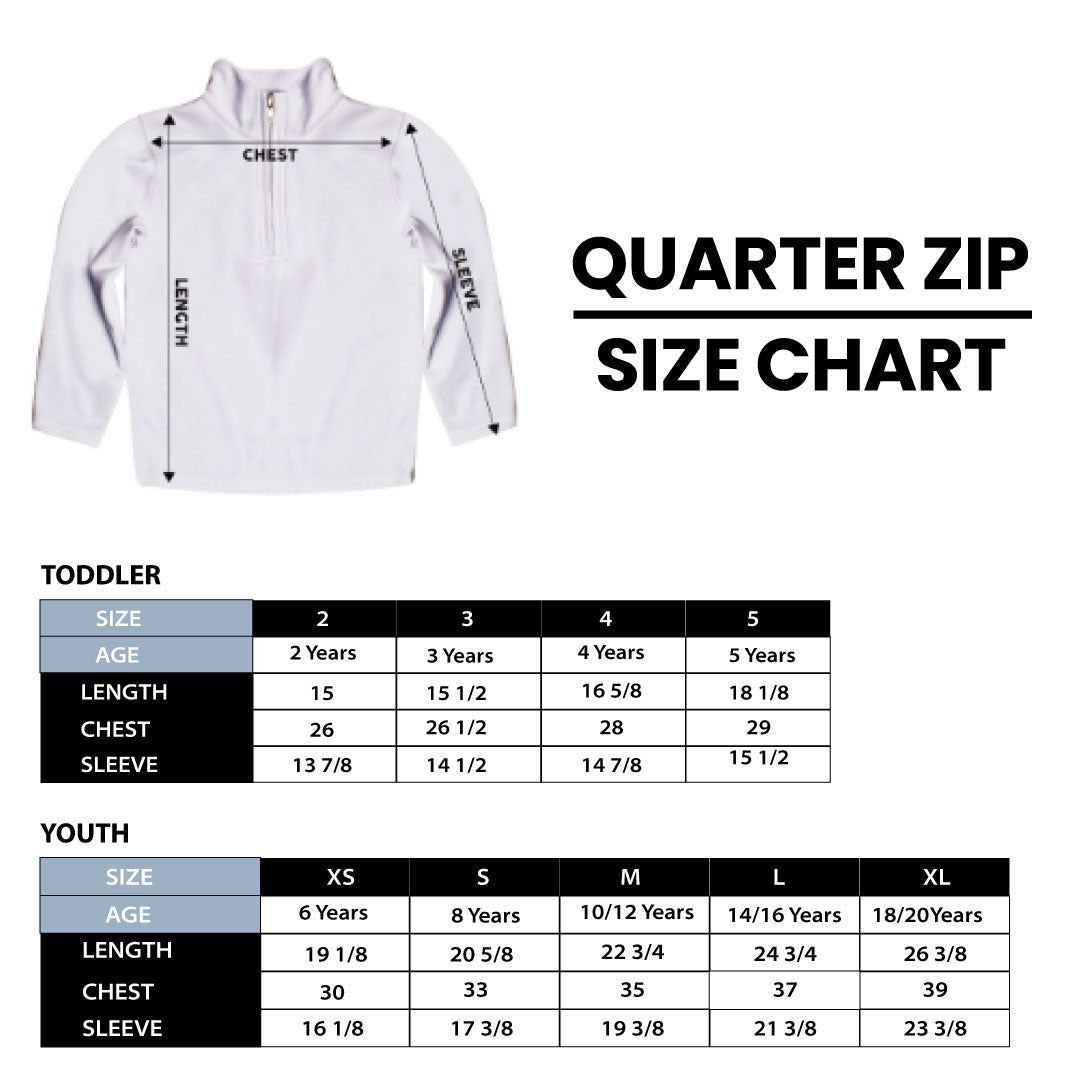 Q Zip Sweatshirts Size Chart