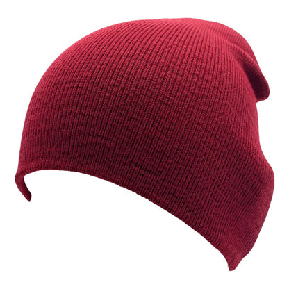 Empire Cove Knit Uncuffed Beanie Hat Cap Warm Winter Men Women Short Toboggan