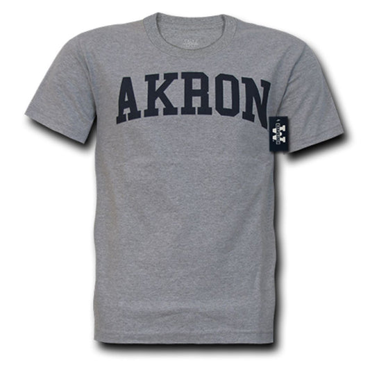 University of Akron Game Day T-Shirt Heather Grey-Campus-Wardrobe