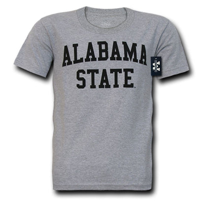 ASU Alabama State University Game Day T-Shirt Heather Grey-Campus-Wardrobe
