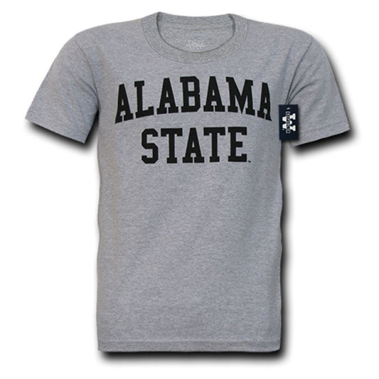 ASU Alabama State University Game Day T-Shirt Heather Grey-Campus-Wardrobe