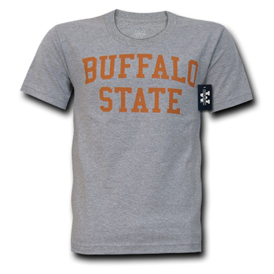 SUNY Buffalo State College Game Day T-Shirt Heather Grey-Campus-Wardrobe