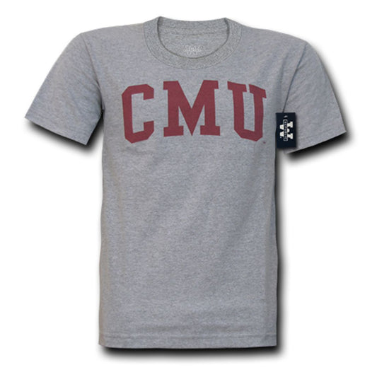 CMU Central Michigan University Game Day T-Shirt Heather Grey-Campus-Wardrobe