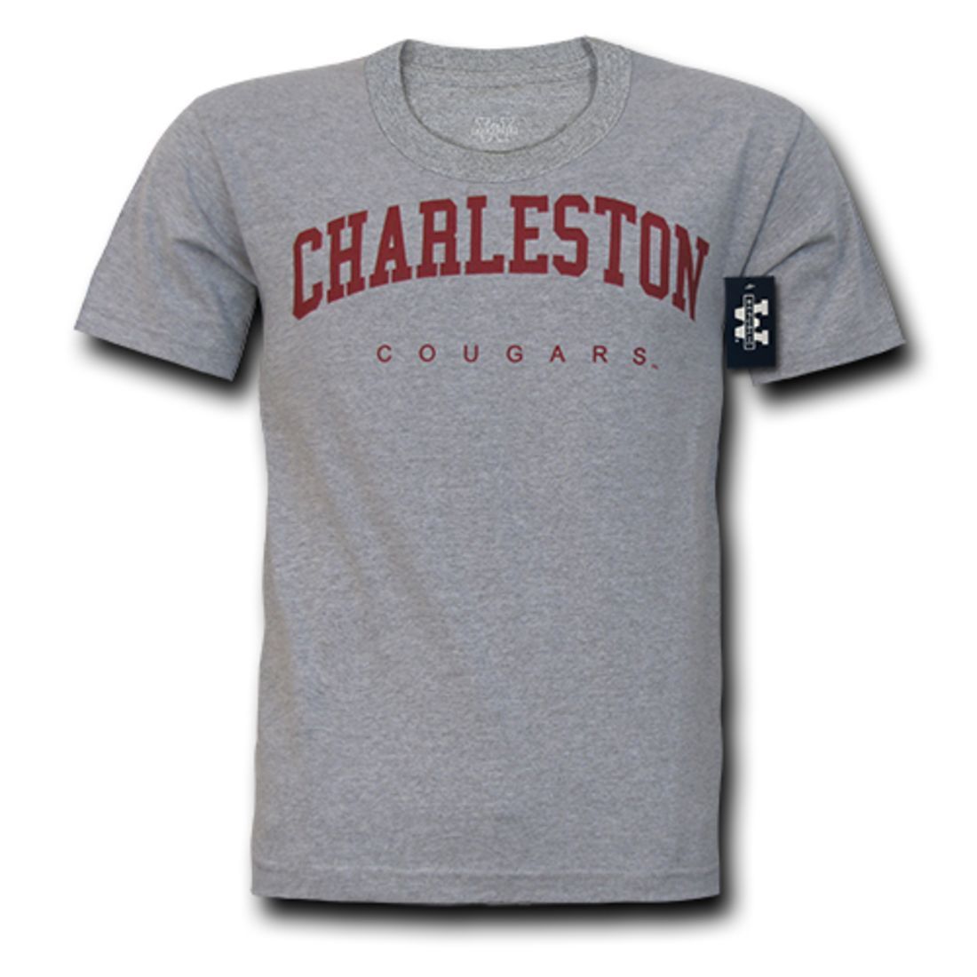 COFC College of Charleston Game Day T-Shirt Heather Grey-Campus-Wardrobe