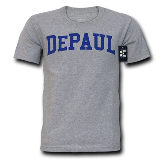 DePaul University Game Day T-Shirt Heather Grey-Campus-Wardrobe