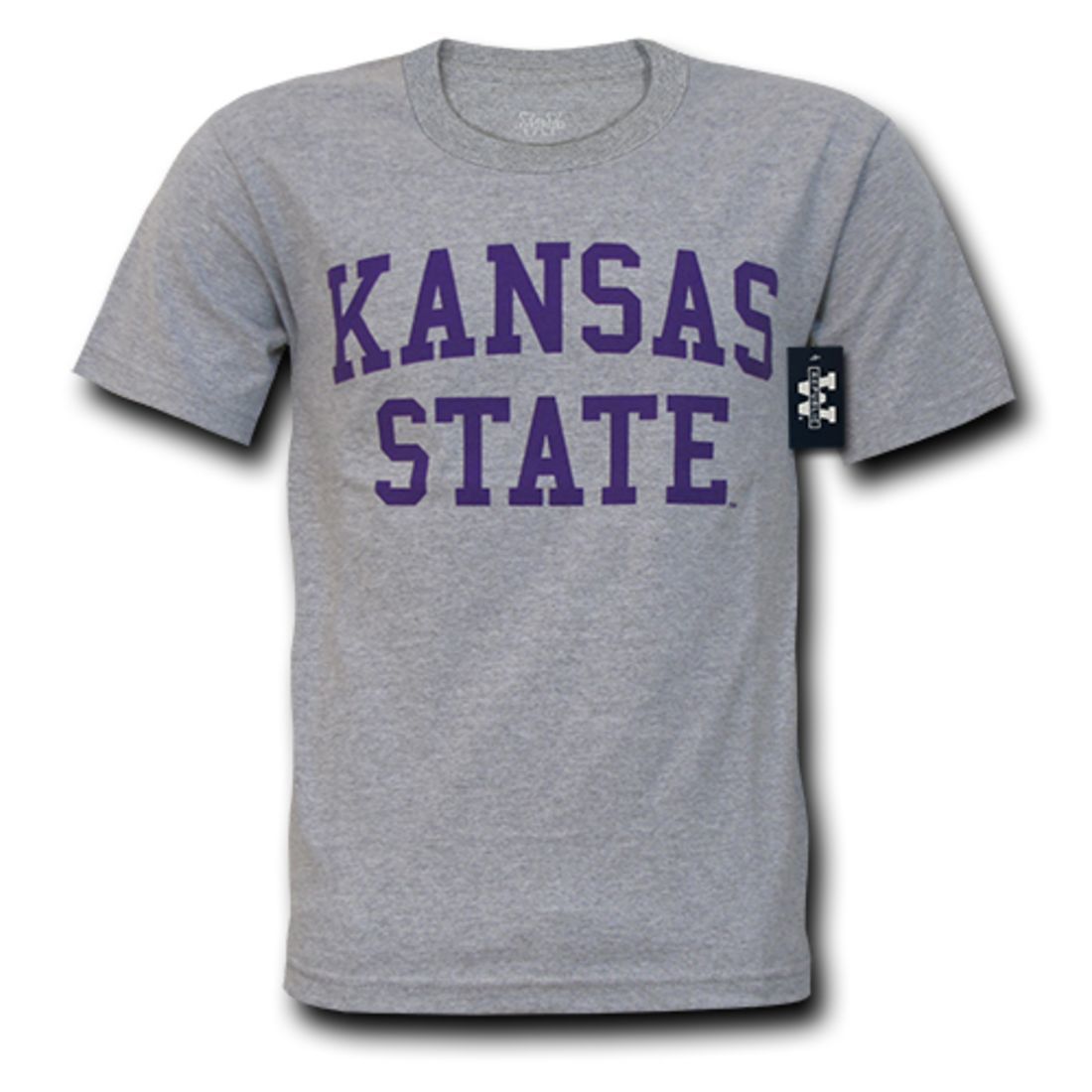 KSU Kansas State University Game Day T-Shirt Heather Grey-Campus-Wardrobe