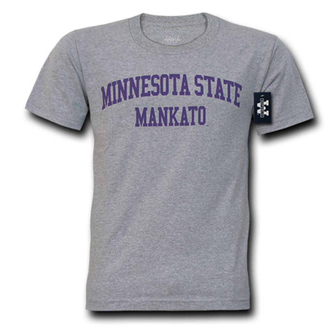 MNSU Minnesota State University Mankato Game Day T-Shirt Heather Grey-Campus-Wardrobe