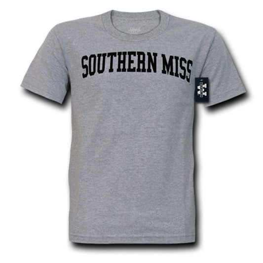 USM University of Southern Mississippi Game Day T-Shirt Heather Grey-Campus-Wardrobe