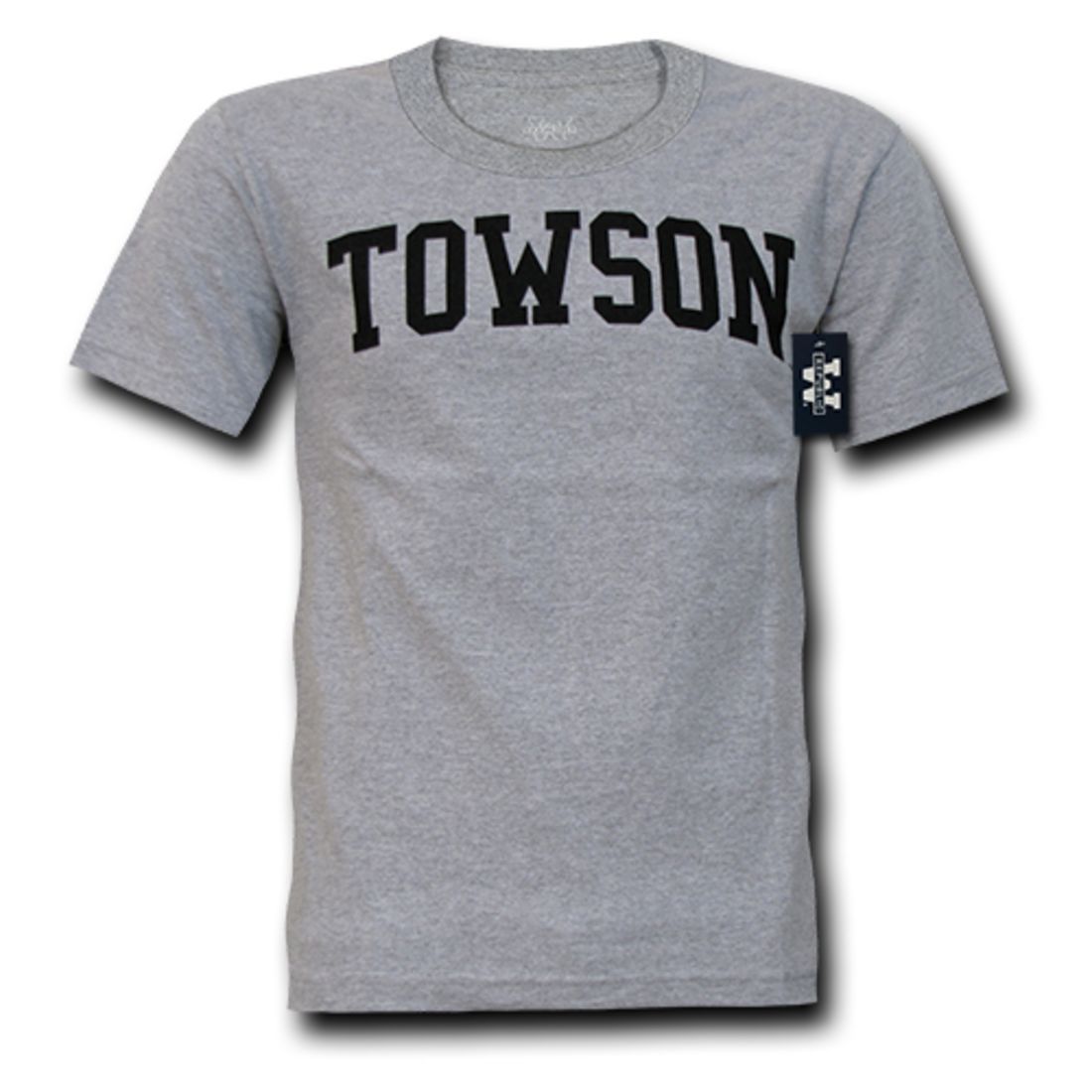 TU Towson University Game Day T-Shirt Heather Grey-Campus-Wardrobe
