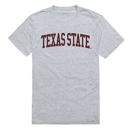 Texas State University Game Day T-Shirt Heather Grey-Campus-Wardrobe