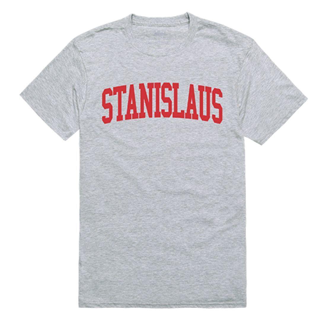 Cal State University Stanislaus Game Day T-Shirt Heather Grey-Campus-Wardrobe