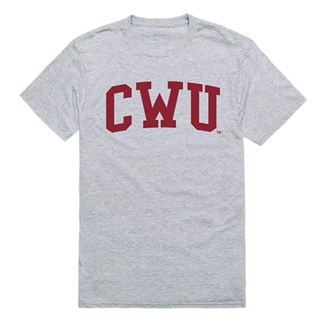 CWU Central Washington University Game Day T-Shirt Heather Grey-Campus-Wardrobe