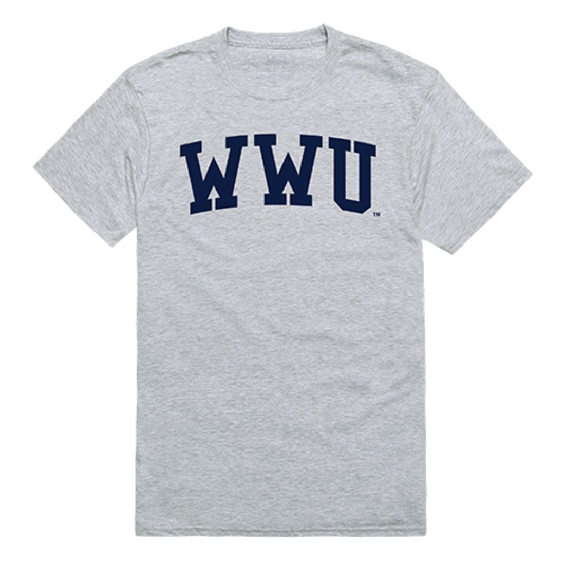 Western Washington University WWU Game Day T-Shirt Heather Grey-Campus-Wardrobe