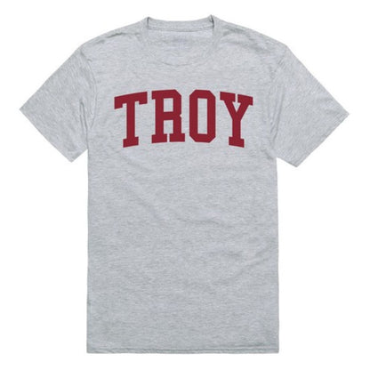 Troy University Mens Game Day Tee T-Shirt Heather Grey-Campus-Wardrobe