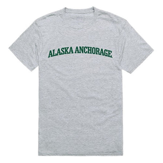 UAA University of Alaska Anchorage Mens Game Day Tee T-Shirt Heather Grey-Campus-Wardrobe