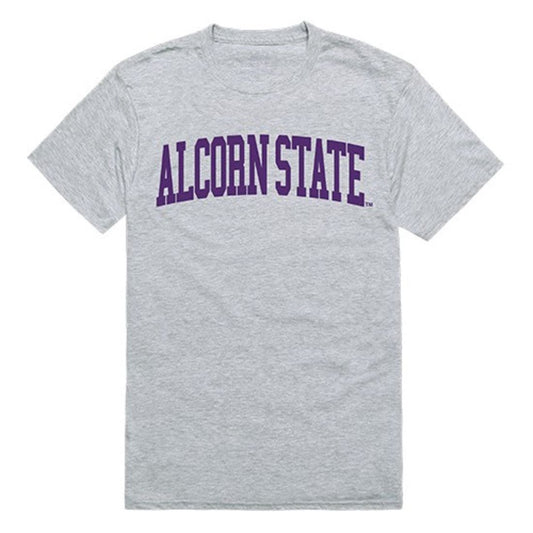 Alcorn State University Mens Game Day Tee T-Shirt Heather Grey-Campus-Wardrobe