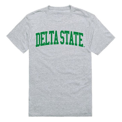 DSU Delta State University Mens Game Day Tee T-Shirt Heather Grey-Campus-Wardrobe