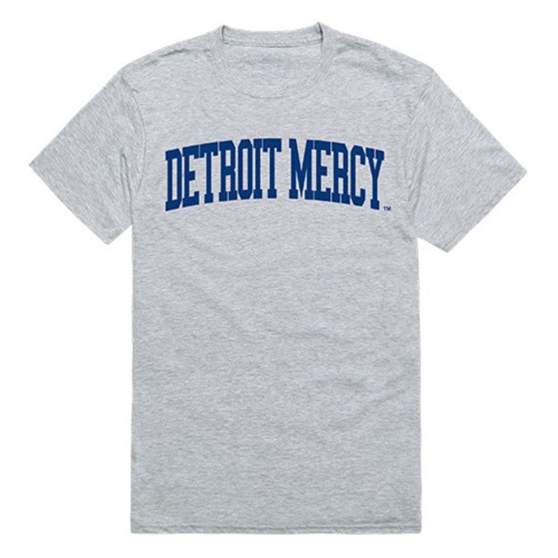 UDM University of Detroit Mercy Mens Game Day Tee T-Shirt Heather Grey-Campus-Wardrobe