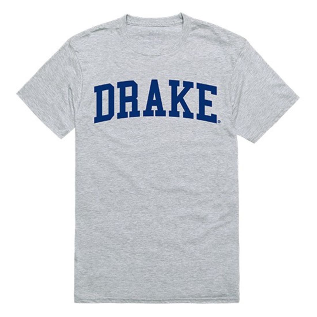 Drake University Mens Game Day Tee T-Shirt Heather Grey-Campus-Wardrobe