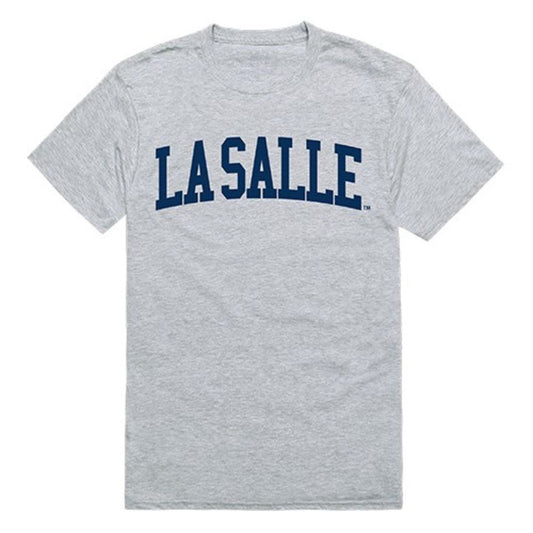 La Salle University Mens Game Day Tee T-Shirt Heather Grey-Campus-Wardrobe