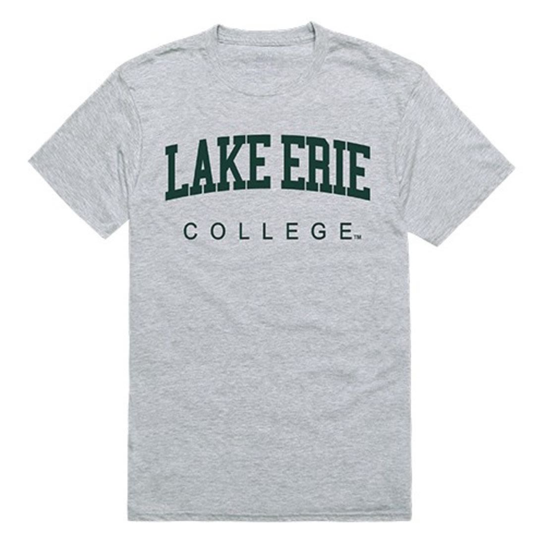 Lake Erie College Mens Game Day Tee T-Shirt Heather Grey-Campus-Wardrobe