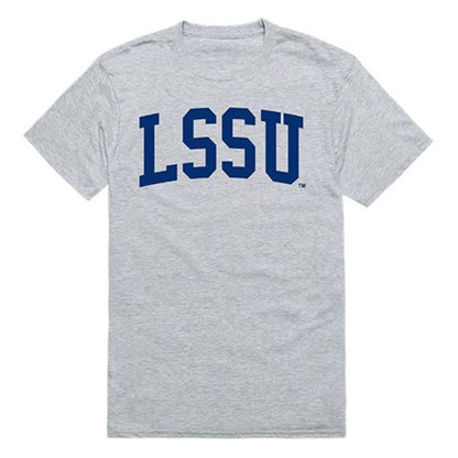LSSU Lake Superior State University Mens Game Day Tee T-Shirt Heather Grey-Campus-Wardrobe
