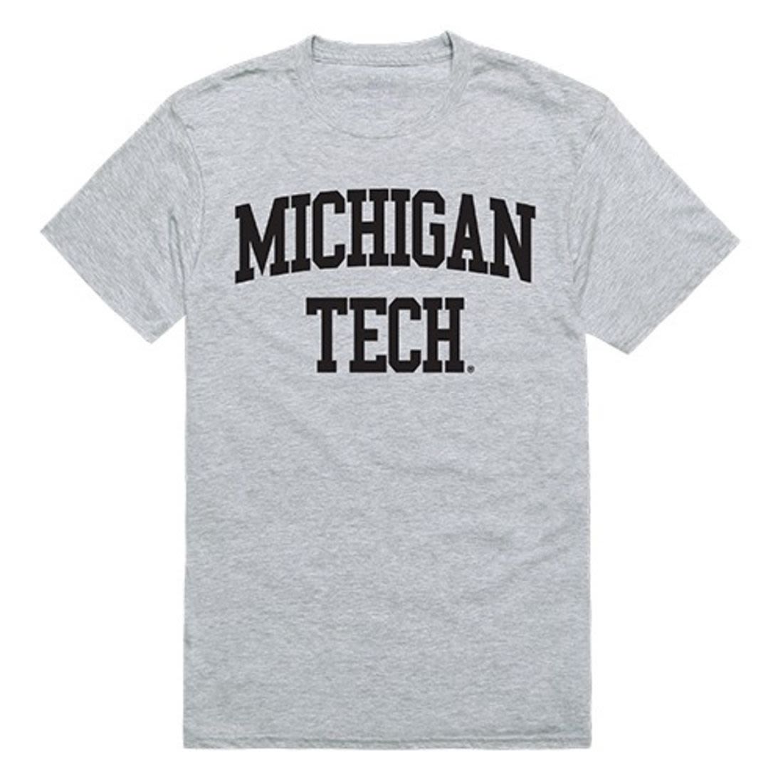 Michigan Technological University Mens Game Day Tee T-Shirt Heather Grey-Campus-Wardrobe