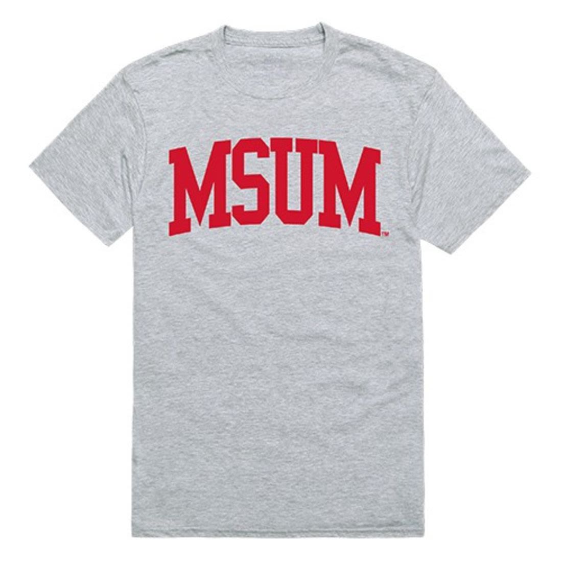 MSUM Minnesota State University Moorhead Mens Game Day Tee T-Shirt Heather Grey-Campus-Wardrobe