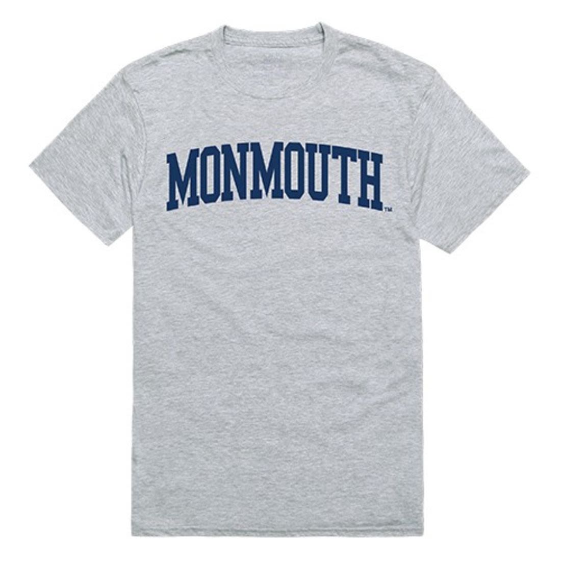 Monmouth University Mens Game Day Tee T-Shirt Heather Grey-Campus-Wardrobe