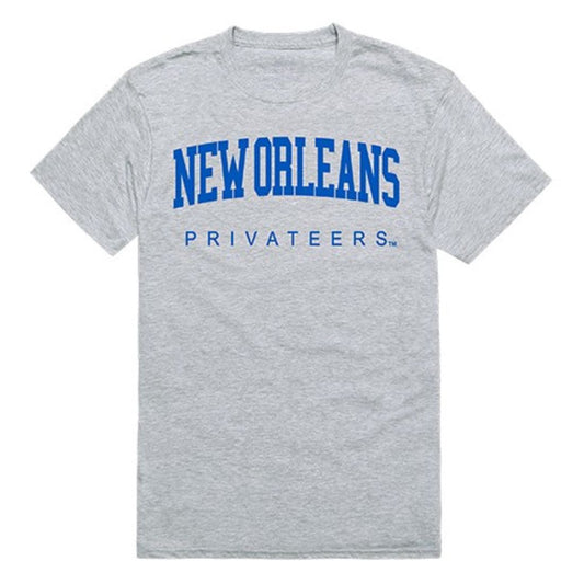 UNO University of New Orleans Mens Game Day Tee T-Shirt Heather Grey-Campus-Wardrobe