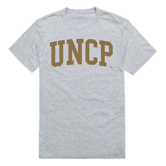 UNCP University of North Carolina at Pembroke Mens Game Day Tee T-Shirt Heather Grey-Campus-Wardrobe