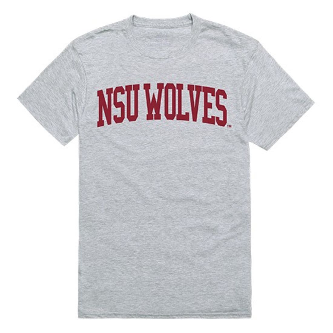 NSU Northern State University Mens Game Day Tee T-Shirt Heather Grey-Campus-Wardrobe
