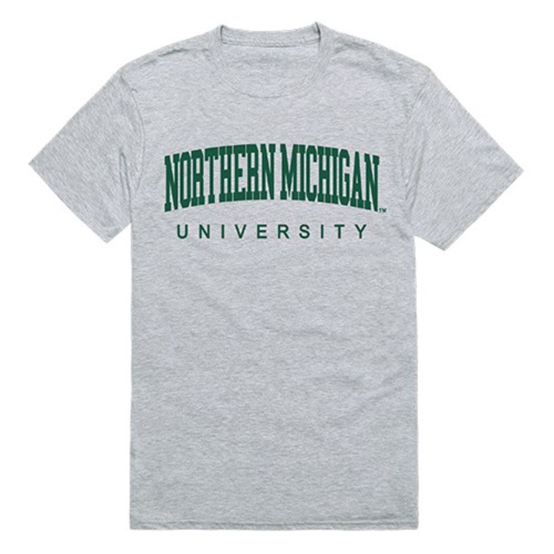 NMU Northern Michigan University Mens Game Day Tee T-Shirt Heather Grey-Campus-Wardrobe