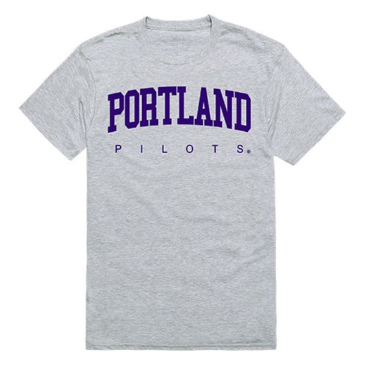 UP University of Portland Mens Game Day Tee T-Shirt Heather Grey-Campus-Wardrobe