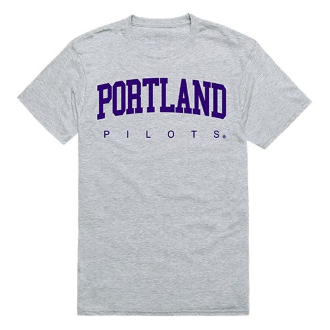 UP University of Portland Mens Game Day Tee T-Shirt Heather Grey-Campus-Wardrobe