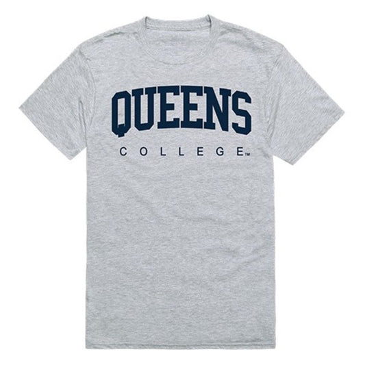 CUNY Queens College Mens Game Day Tee T-Shirt Heather Grey-Campus-Wardrobe