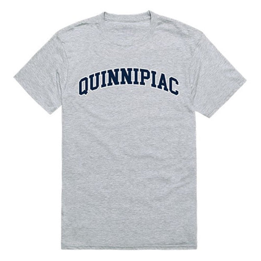 QU Quinnipiac University Mens Game Day Tee T-Shirt Heather Grey-Campus-Wardrobe