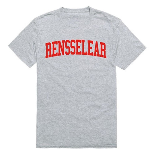 RPI Rensselaer Polytechnic Institute Mens Game Day Tee T-Shirt Heather Grey-Campus-Wardrobe