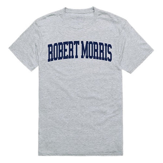 RMU Robert Morris University Mens Game Day Tee T-Shirt Heather Grey-Campus-Wardrobe