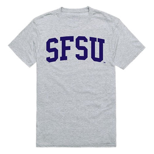 SFSU San Francisco State University Mens Game Day Tee T-Shirt Heather Grey-Campus-Wardrobe