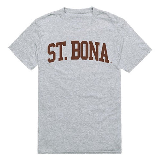 SBU St. Bonaventure University Mens Game Day Tee T-Shirt Heather Grey-Campus-Wardrobe