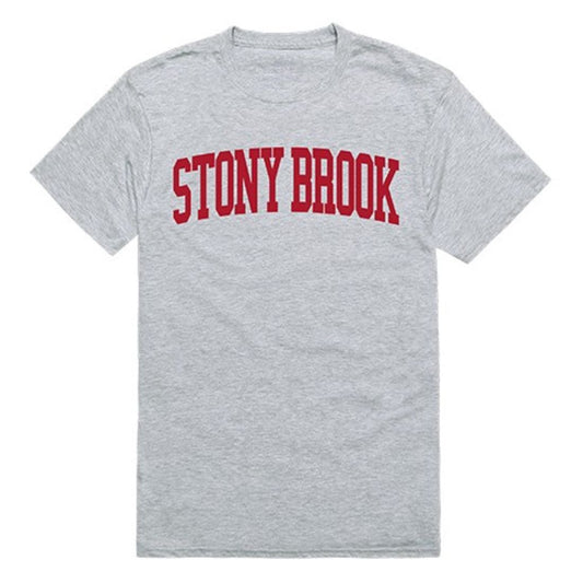 Stony Brook University Mens Game Day Tee T-Shirt Heather Grey-Campus-Wardrobe