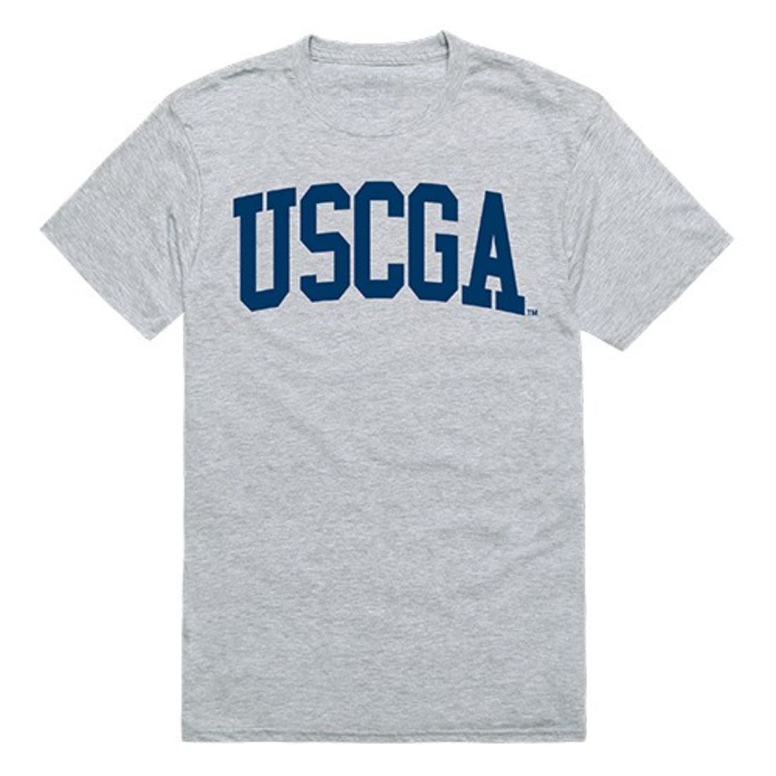 USCGA United States Coast Guard Academy Mens Game Day Tee T-Shirt Heather Grey-Campus-Wardrobe