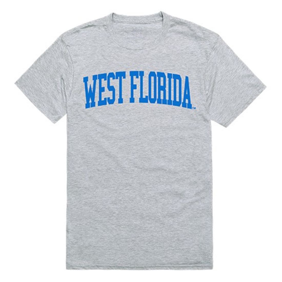 UWF University of West Florida Mens Game Day Tee T-Shirt Heather Grey-Campus-Wardrobe