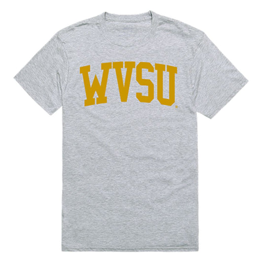 WVSU West Virginia State University Mens Game Day Tee T-Shirt Heather Grey-Campus-Wardrobe