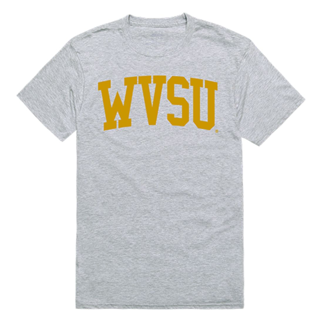 WVSU West Virginia State University Mens Game Day Tee T-Shirt Heather Grey-Campus-Wardrobe