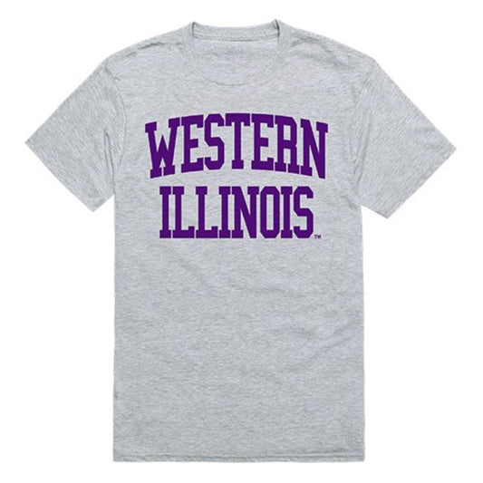 WIU Western Illinois University Mens Game Day Tee T-Shirt Heather Grey-Campus-Wardrobe