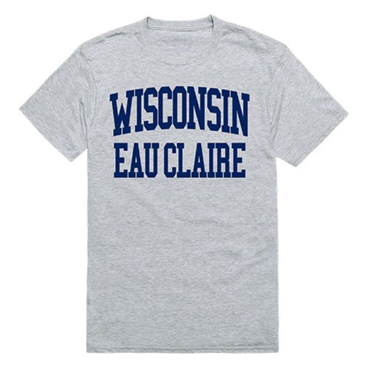 UWEC University of Wisconsin-Eau Claire Mens Game Day Tee T-Shirt Heather Grey-Campus-Wardrobe