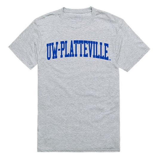 UW University of Wisconsin Platteville Mens Game Day Tee T-Shirt Heather Grey-Campus-Wardrobe