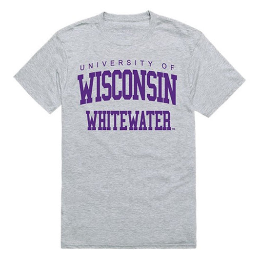 UWW University of Wisconsin Whitewater Mens Game Day Tee T-Shirt Heather Grey-Campus-Wardrobe